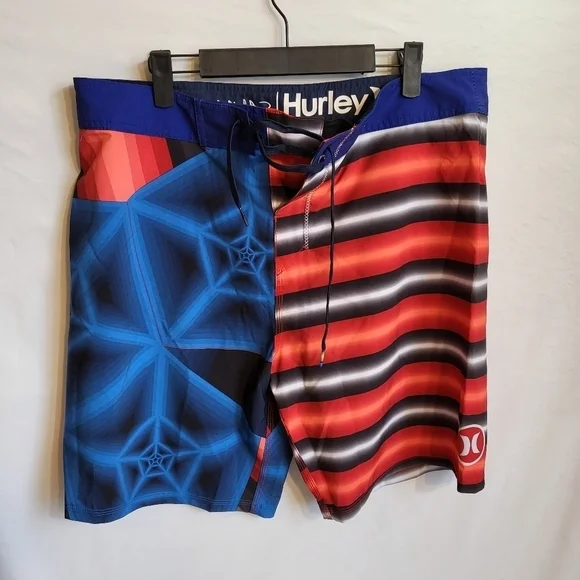 Hurley size 34 phantom board swim shorts pre-owned great condition - Picture 3 of 9